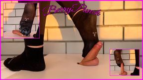 Dirty Socks Cock Trampling On The Terrace - Sockjob - Foot Fetish - Cumshot - Footjob - 1080HD