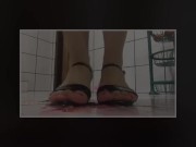 @tici_feet IG ticii_feet tici feet giantess style - crushing blueberries (preview video 2)