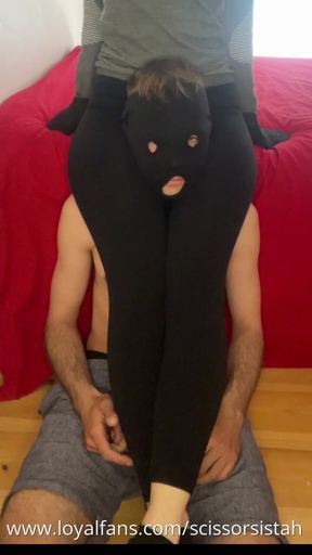 7 MIN REVERSE AND SCISSORS (BLACK LEGGINGS)