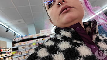 REBECA ADDAMS BURPING AT THE SUPERMARKET FOR SHOOPING