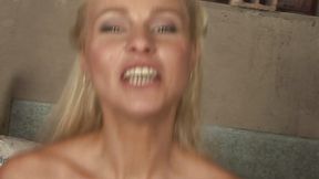 Sexy Young Blondie With Natural Tits Sucks A Big Dick And Gets Creampied In The Ass