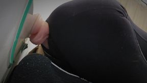 Fucking my new dildo in a bodysuit then handsfree cum