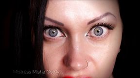 Close eye contact JOI & edge & orgasm control game