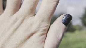 Dark Green Colorshift Nail Polish