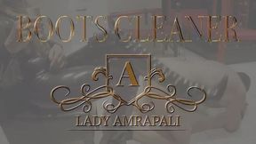 BOOTS CLEANER Total lenghts 4:16 minutes  Cleaning HighHeel OverKneeBoots  High Heels Over Knee Boots Slave Slavery Submission Boots Worship Stiefellecker Lick my Boots  LADYAMRAPALI  Herrin Mistress Domina Femdom Findom Goddess