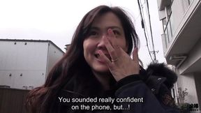Japanese wife sings in karaoke love hotel, gets horny and plows