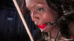 Jada Fire in Jada Fire Is Back, Oiled Up, Bound And Made To Squirt. - HogTied