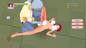 Red haired lady having sex in curs pantsu new porn hentai game video