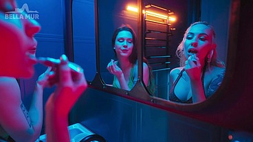 Picked up a girl in a club and fucked her deep with a strapon