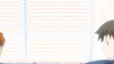 Stepson can't resist watching his hot stepmom get pounded in a wild cartoon session