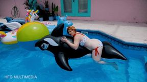 Ami Mercury: 9 Pops of Pleasure - Stroke and Edge as Ami Pops Ride On Inflatables - mp4 1080 hd