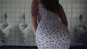 Public toilet anal&#x1F44C; gangbang by a mysterious stranger - Asia Divine