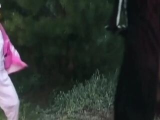 Aged Blond mother I'd like to fuck Sucks Hirsute Bear Dong Outdoors