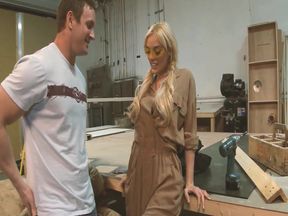 Banging Boobs Scene 1: Booty Busty MILF in Lingerie Having Sex in the Warehouse