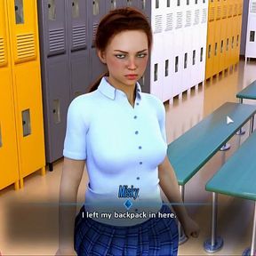 Double Homework Ep2- Pt.12- Topless Surprise