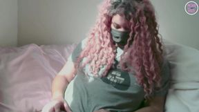 Wearing mask and ignoring you