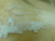 Underwater handjob & cum underwater swiming