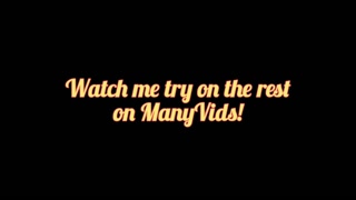 Trying on some of my favorite bras - MisaCosplaySwe