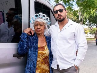 73 Year Old Granny Picked up for Van Anal Sex