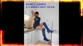 se mea esperando al amante desesperada para que la cojan