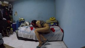 Joselynne Crossdresser With Buttplug And High Heels Suck Dildo Final Part