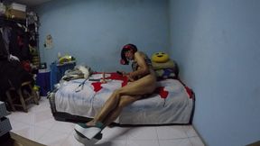 Joselynne Crossdresser With Buttplug And High Heels Suck Dildo Final Part