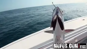 Adalisa - Motion of the Ocea teen gets fucked on a boat