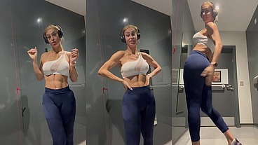 o que será que faço no banheiro da academia hein?