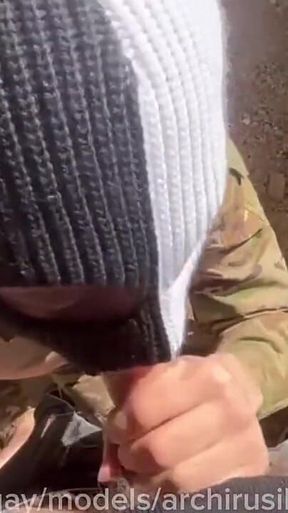 Military Twink Gets Fucked Hard After Publick College Lessons! Cum on the Ass