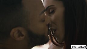 T-Girl melanie almost caught bf fucking stepsis