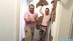 ”TicklishChubs: Dom Matt loves his hands roaming around Spiritmonkeys slim body”