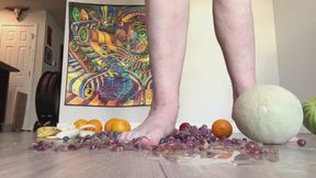 Size 16 Foot Crush w Fruit by 6’7 Goddess