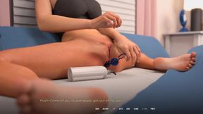 In Security: Frustrated Cuz She Ain't Getting Dick Decided to Fuck Herself with Toys in the Ass and Pussy - Episode 15