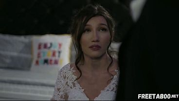 Hot MILF Reagan Foxx enjoys a steamy threesome with her stepson