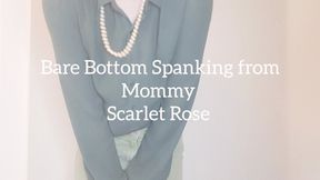 Bare Bottom Spanking From Mommy