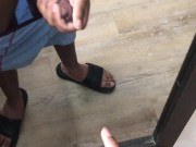 BBC Vocal Cumshot on mirror