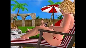 Nancys Hot Pool Getaway – steamy encounter under the scorching sun