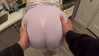 Free-Use Housemaid gets bent over while making my Dinner!