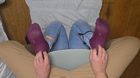 Trapped under the chair!!