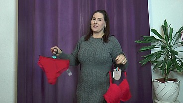 Lingerie shopping with step-son Nicholas