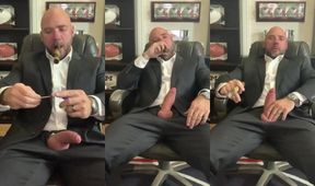 Alpha Jason's Fat Cigar Cock Gushes Suit Wrecker Cum