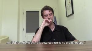 A computer network technician with a massive boner