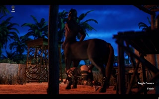 Horse-man On Male