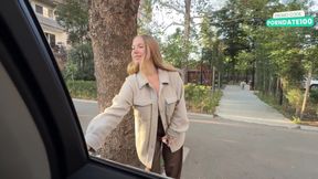 I Found a Girl on Sex-dater and Immediately Fucked Her Right in the Car.