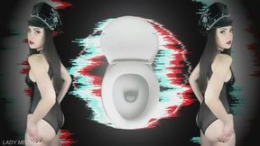 I'll make you swallow it all - intense toilet-fantasy humiliation mindfuck