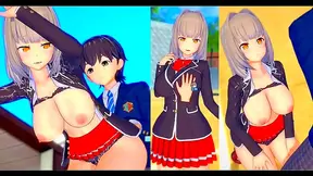 Azusas Busty Charm: Steamy Tit-Fuck Handjob Bliss – Naughty Hentai Dream