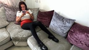 Neck Scissors In Tights