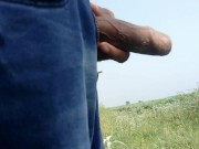 Indian big cock showing road side