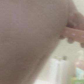 Fucking myself in the shower