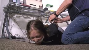 d2507RACHEL-Secretary tied up late in her office